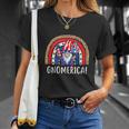 Gnome 4Th Of July Rainbow American Flag V2 Unisex T-Shirt Gifts for Her
