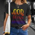 God Bless America 4Th July Patriotic Independence Day Great Gift Unisex T-Shirt Gifts for Her
