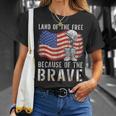 God Bless America Eagle Land Of The Free Home Of The Brave T-shirt Gifts for Her