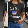 God Bless America For Patriotic Independence Day 4Th Of July Gift Unisex T-Shirt Gifts for Her