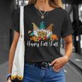 Happy Fall Yall Tshirt Gnome Leopard Pumpkin Autumn Gnomes T-Shirt Gifts for Her