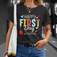 Happy First Day Lets Do Welcome Back To School Teacher Unisex T-Shirt Gifts for Her