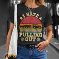I Hate Pulling Out Sarcastic Boating Fishing Watersport T-shirt Gifts for Her