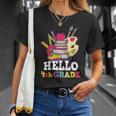Hello 4Th Grade Back To School Shirt Funny Fourth Grade Gift Unisex T-Shirt Gifts for Her