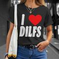 I Heart Dilfs V2 Unisex T-Shirt Gifts for Her