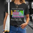 I Wear This Shirt Periodically Periodic Table Of Elements Unisex T-Shirt Gifts for Her