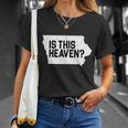 Is This Heaven Iowa Baseball Tshirt Unisex T-Shirt Gifts for Her