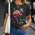 It S Mardi Gras Y All Flamingo Mardi Gras T-shirt Gifts for Her