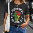Juneteenth Emancipation Day Black African America Pride Gift Unisex T-Shirt Gifts for Her