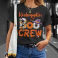 Kindergarten Boo Crew Teachers Students Halloween Costume Unisex T-Shirt Gifts for Her