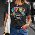 Kindergarten Vibes Tie Dye Teachers Students Back To School T-shirt Gifts for Her