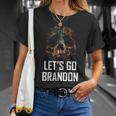 Lets Go Brandon American Grunge Skull Tshirt Unisex T-Shirt Gifts for Her