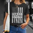Lets Go Brandon Vintage American Flag Tshirt Unisex T-Shirt Gifts for Her