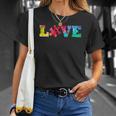 Love Puzzle Pieces Heart Autism Awareness Tie Dye Gifts Unisex T-Shirt Gifts for Her