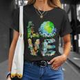 Love World Earth Day 2022 Planet Environmental Animal Tshirt Unisex T-Shirt Gifts for Her