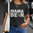 Mama Bear Down Syndrome Awareness Unisex T-Shirt Gifts for Her