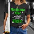 Marijuana Mike Funny Weed 420 Cannabis Unisex T-Shirt Gifts for Her