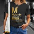 Melanin Brown Sugar Warm Honey Chocolate Black Gold Unisex T-Shirt Gifts for Her