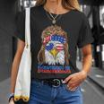 Merica Eagle Mullet 4Th Of July American Flag Cool Gift V2 Unisex T-Shirt Gifts for Her
