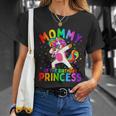 Mommy Of The Birthday Princess Girl Cool Gift Dabbing Unicorn Mom Gift Unisex T-Shirt Gifts for Her