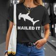 Nailed It Hammerhead Shark Unisex T-Shirt Gifts for Her