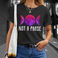 Not A Phase Bi Pride Bisexual Unisex T-Shirt Gifts for Her