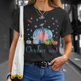 October Soul Funny Magic Halloween Pumpkin Fall Thanksgiving Unisex T-Shirt Gifts for Her