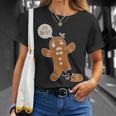 Oh Snap Funny Gingerbread Christmas Unisex T-Shirt Gifts for Her