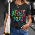 Peace Out 4Th Grade 2022 Tie Dye Happy Last Day Of School Funny Gift Unisex T-Shirt Gifts for Her