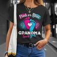 Pink Or Blue Grandma Loves You Tshirt Unisex T-Shirt Gifts for Her