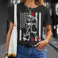 Praying Firefighter Thin Red Line Tshirt Unisex T-Shirt Gifts for Her