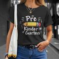 Prek Back To School Pencil 100 Days Of School Unisex T-Shirt Gifts for Her
