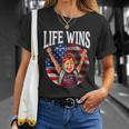 Pro Life Movement Right To Life Pro Life Advocate Victory V2 Unisex T-Shirt Gifts for Her