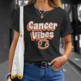 Retro Astrology June & July Birthday Cancer Zodiac Sign Unisex T-Shirt Gifts for Her