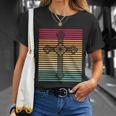 Retro Christian Gift Vintage Catholic Cross Christianity Great Gift Unisex T-Shirt Gifts for Her