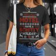 Rosebud Motel Have A Schitty Holiday Ugly Christmas Sweater Unisex T-Shirt Gifts for Her