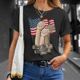 Say No To Racism Fourth Of July American Independence Day Grahic Plus Size Shirt Unisex T-Shirt Gifts for Her