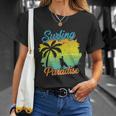 Surfing Paradise Summer Vacation Surf Unisex T-Shirt Gifts for Her