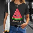 Sweety Watermelon Slice Melon Funny Summer Unisex T-Shirt Gifts for Her