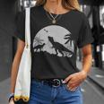 T-Rex In The Moon Unisex T-Shirt Gifts for Her
