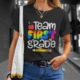 Team First Grade Tie Dye Back To School Unisex T-Shirt Gifts for Her