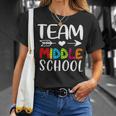 Team Middle School - Middle School Teacher Back To School Unisex T-Shirt Gifts for Her