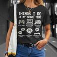 Things I Do In My Spare Time Gamer Video Game Gaming T-shirt Gifts for Her