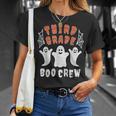Third Grade Teacher Student Halloween Ghost Boo Crew T-shirt Gifts for Her