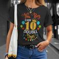 This Boy Is Now Double Digits Birthday Boy 10 Year Old Unisex T-Shirt Gifts for Her