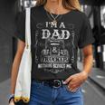 Trucker Truck Driver Fun Fathers Day Im A Dad And Trucker Vintage Unisex T-Shirt Gifts for Her