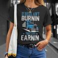 Trucker Truck Driver Funny S Trucker Semitrailer Truck Unisex T-Shirt Gifts for Her