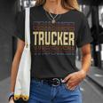 Trucker Trucker Job Title Vintage Unisex T-Shirt Gifts for Her