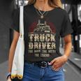Trucker Trucker Truck Driver Vintage Truck Driver The Man The Myth Unisex T-Shirt Gifts for Her