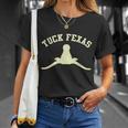 Tuck Fexas Horns Down Texas Tshirt Unisex T-Shirt Gifts for Her